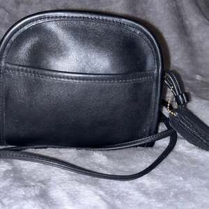 Coach 9017 Black Abbie Zip Crossbody Vintage